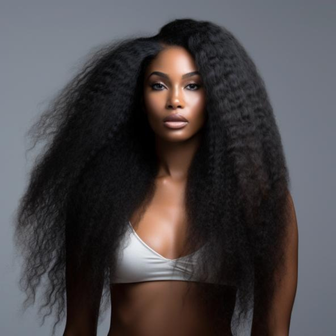 Kinky Straight Hair Extensions